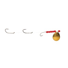Lindy Old Guide's Secret 3-Hook Harness - Hammered Brass