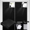 Blackout Curtains for Bedroom 118" x 57" Portable Blackout Shades