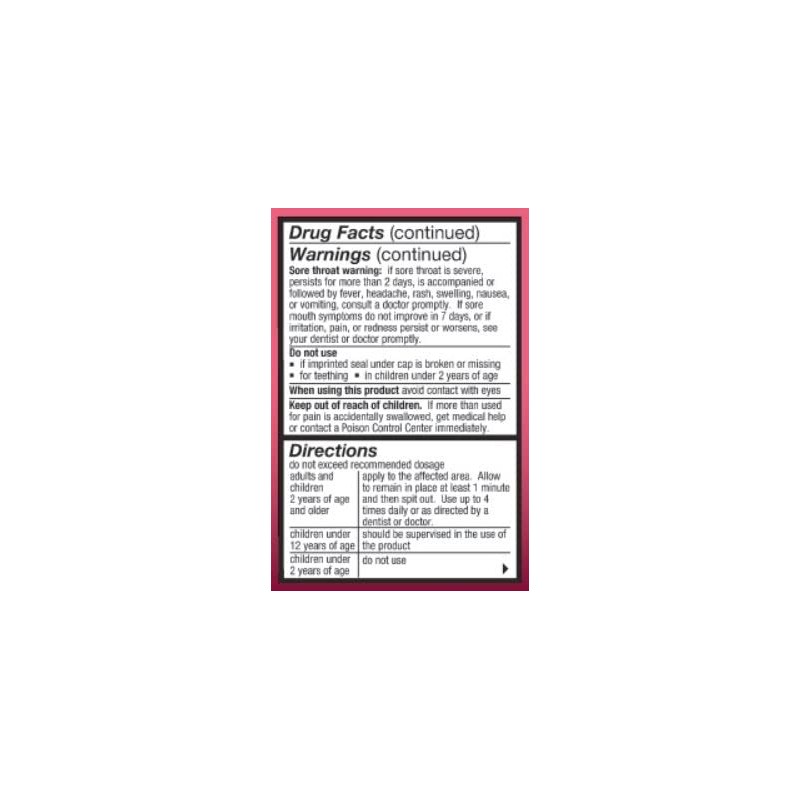 HurriCaine Topical Anesthetic Gel Watermelon - 1 oz.