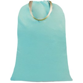 Sanlykate Bolsa de lavandería grande de lona de algodón con cordón y asas, organizador de ropa sucia resistente, resistente a desgarros, bolsa de almacenamiento, bolsa de viaje, 25.5 x 34 pulgadas, color amarillo