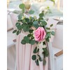 JOYLEX Artificial Flowers Realistic Roses, 50pcs Real Looking Fake Roses