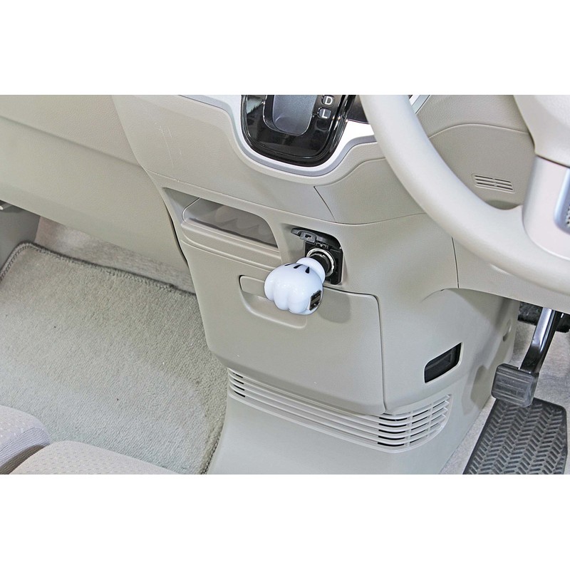 ナポレックス(Napolex) 車用シガーソケット USB端子2口 USB2 4A 12V車専用ヒューズ付10A(30mm) 通電モニター付 タブレット スマホ同時充電可 カー用品