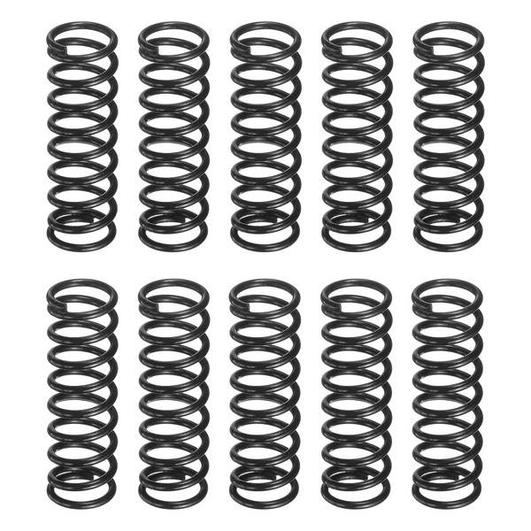 uxcell 30Pcs Compression Spring, 10mm OD, 1.2mm Wire Size, 30mm