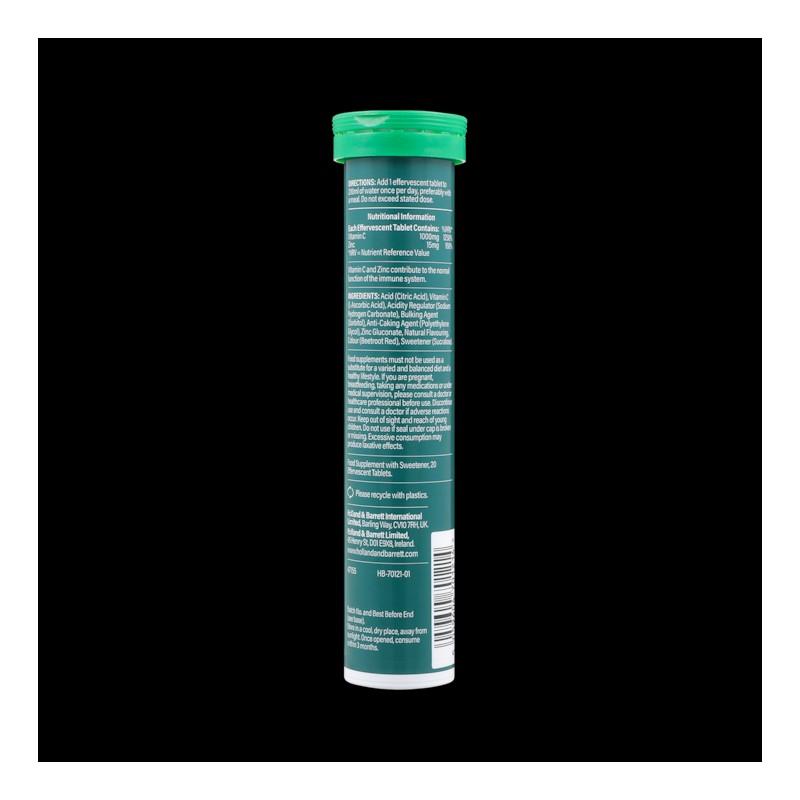 Holland & Barrett Vitamin C & Zinc Effervescent