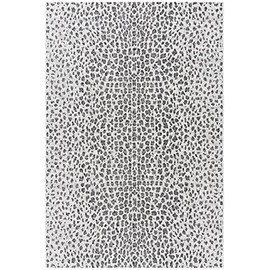 SAFAVIEH Courtyard Collection 2'3" x 5' Grey/Black CY8505 Indoor/ Outdoor Waterproof Easy Cleaning Patio Backyard Mudroom Area Rug