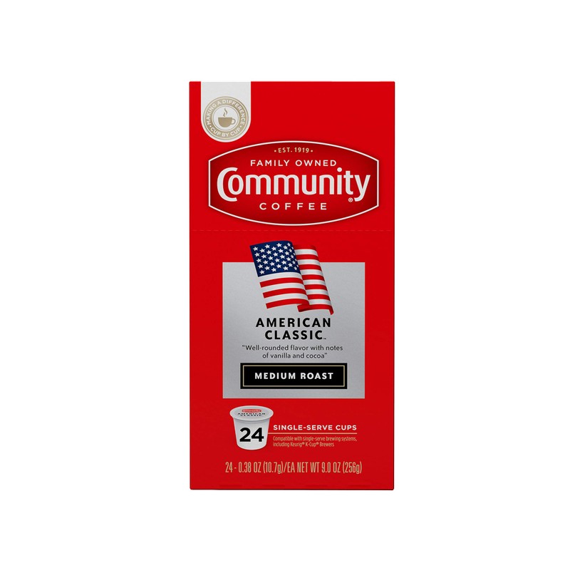 Community Coffee Compatible with Keurig 2.0 K-Cup Brewers Coffee Pods,
