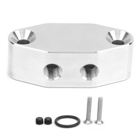 Oil Pressure Sensor Relocation Adapter Plate Car Engine Accessory Fit for LS Truck M16‑1.5 Thread
