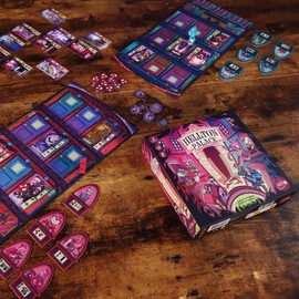 IELLO: Hellton Palace -Highly Humoristic Theme of Underworld Competing Hotels, Strategic 2 Player Game, 45 Min, Ages 10+