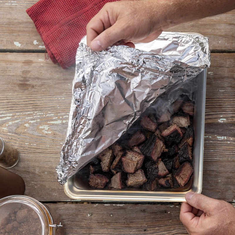 Oklahoma Joe's 7746212P06 13" x 9" Aluminum BBQ Serving Tray,