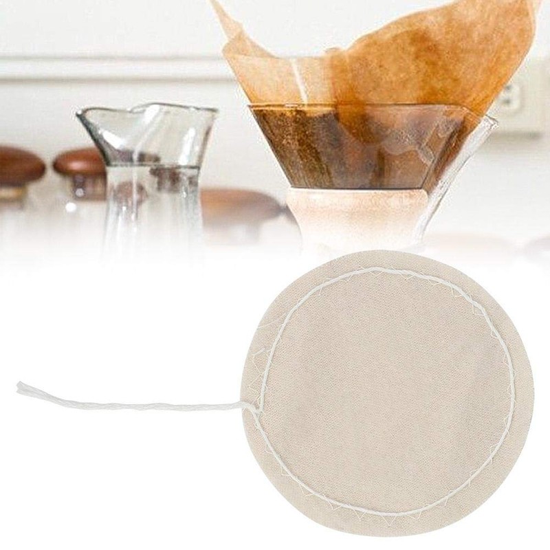 10pcs Food Grade Nylon Siphon Cloth -Coffee Filter Round Fabric