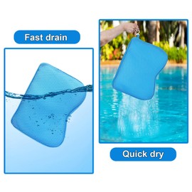 Esme L&H Hot Tub Booster Seat for Adults, 3D Mesh Hot Tub Seats for Inflatable/Outdoor Hot Tub, Hot Tub Pillow Spa Seat Cushion with Non-Slip Bottom, Cool Inflatable Hot Tub Accessories for Adults