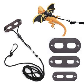 Reptile Lizard Leash ValueHall Bearded Dragon Harness and Leash 3 Sizes Soft Leather Bearded Dragon Lizard Leash Harness Adjustable for Lizards Geckos Lguanas and Other Small Animals V11C06