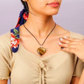 Tigers Eye Crystals - Crystals and Healing Stones - Gemstone Jewellery - Reiki Healing Stone Necklaces - Crystal Pendant - Natural Gemstones - Crystal Gifts for Womens - Mediation Accessories