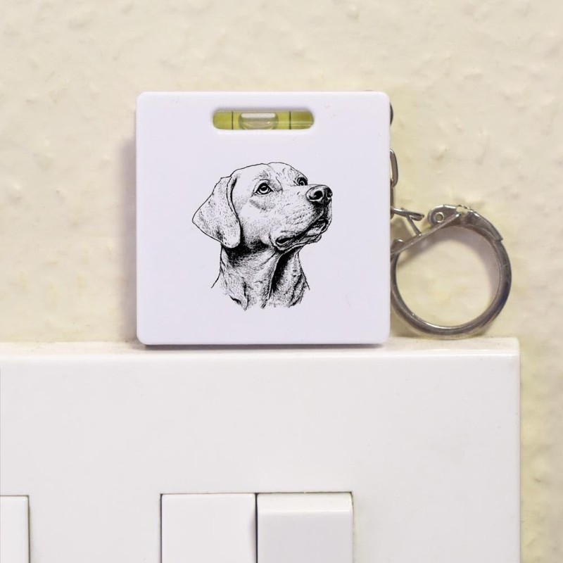 'Labrador Retriever ' Keyring Tape Measure/Spirit Level Tool (KM00041816)