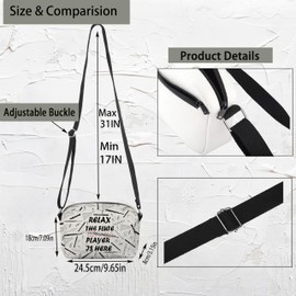 JNIAP Flutist Gift Relax The Flute Player Is Here Crossbody Bag Musician Gift (Relax The Flute HCB)