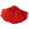 Sxrw 100pcz Llavero Borla Colgantes Borlas Hechas A Mano