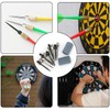Cosmos 12 Pcs Steel Dart Tips with 2 Dart Sharpener,