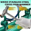 WEDO Stainless Ball Pein Hammer with Stainless Steel Handle, Corrosion