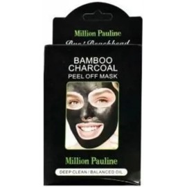 Million Pauline: Mascarilla Exfoliante de Carbón de Bambú, 10 Piezas, Limpieza Profunda, Equilibra el Aceite, Elimina Puntos Negros e Impurezas, 20g