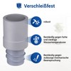 VIOKS Washing Machine Drain Adapter Rubber End Piece Diameter 22