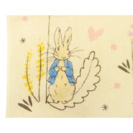 Marushin 5605008500 Face Towel, 13.4 x 31.5 inches (34 x 80 cm), Sleeping Peter, 100% Cotton, Embroidered