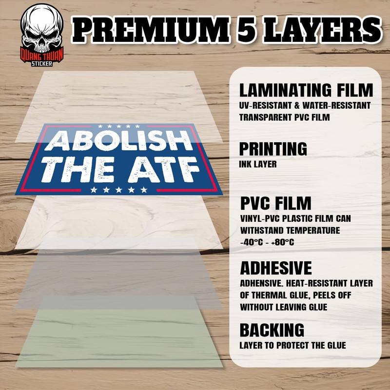 Abolish The ATF | Bumper Sticker or Car Magnet |