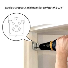 Brackets for DreamGYM Doorway Pull-up Bar - Chin-up Bar - Gymnastics bar