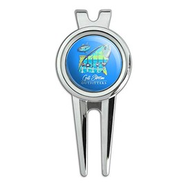 GRAPHICS & MORE Gulf Stream Outfitters Yellowfin Ahi Tuna Ocean Fishing Golf Divot Repair Tool and Ball Marker