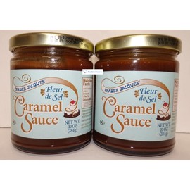 Trader Joe’s Fleur de Sel Caramel Sauce Gluten Free 10oz 283g (Two Bottles)