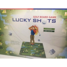 Lucky Shots Golf Board Game 2-4 Players  AGES 10+ 18 Holes Par 72  NEW & SEALED