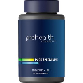 ProHealth Pure Spermidine | Triple Lab Tested | 1 mg, 180 Capsules
