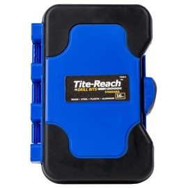 Tite Reach 1/4" Hex Standard and Metric Drill Bit Sets with Chuck Adapter and 1/4" Pro Tite Reach Extension Wrench