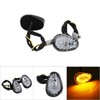1 Pair Amber LED Turn Signal Light Indicator Lamp Flush