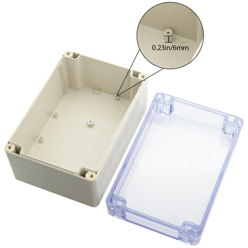 LeMotech ABS Plastic Junction Box Dustproof Waterproof IP65 Electrical Enclosure