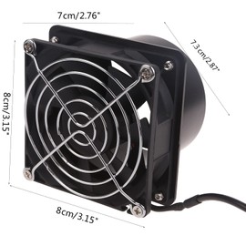 USB Solder Smoke Absorber Fan Air Ventilator Pipe Ventilation Exhaust Fan Mini Extractor Bathroom Toilet Fan Duct Fan Single Fan Extractor Kitchen Ventilation Fan Bathroom Exhaust Fan Electronics Fan