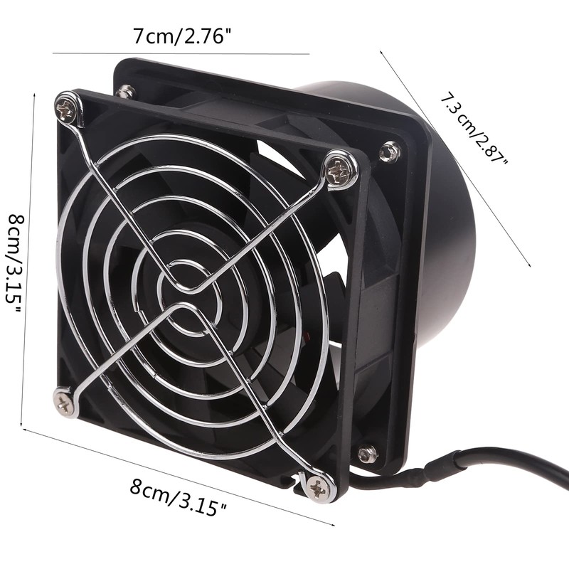 USB Solder Smoke Absorber Fan Air Ventilator Pipe Ventilation Exhaust