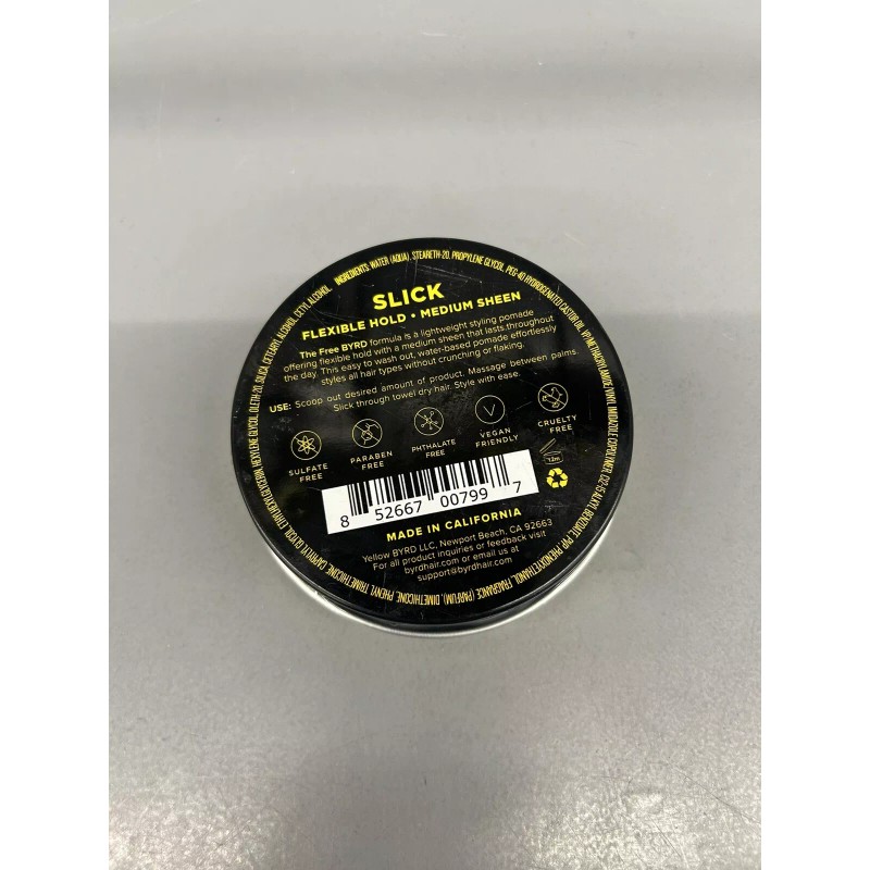 Byrd Slick Pomades Flexible Hold Medium Sheen Tin Can -