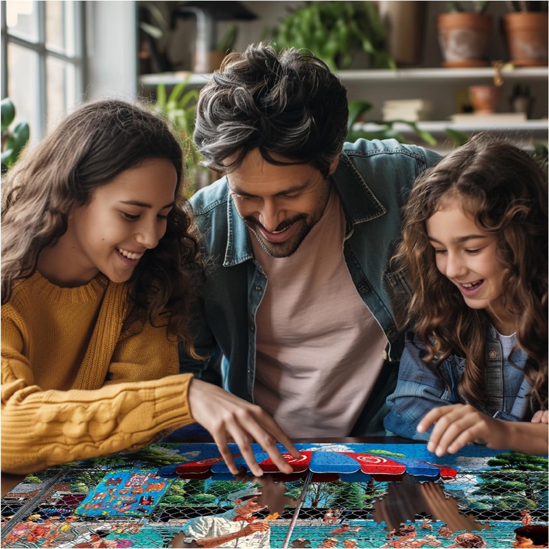 White Mountain Puzzles Good Humor Man 1000 Piece Jigsaw Fun