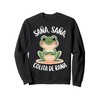 Frog Sana Sana Colita De Rana Cute Healing Rhyme Sweatshirt