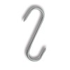 S Shaped Stainless Steel Meat Hooks (10pcs) by Fischer-Bargoin (16cm)
