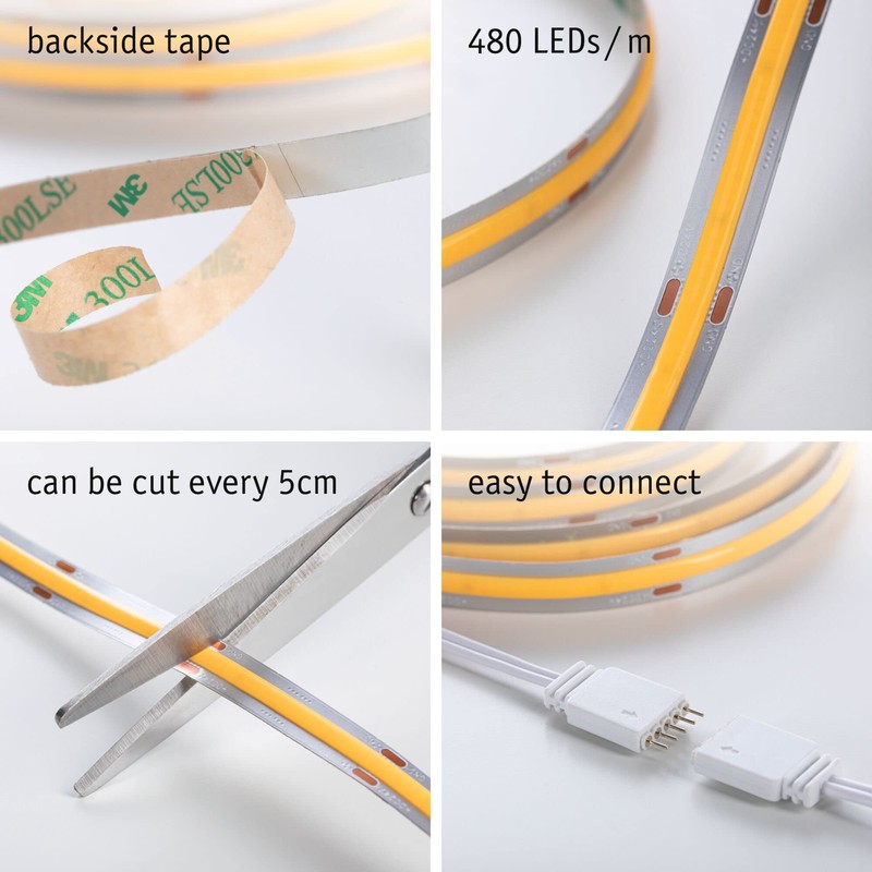 Paulmann 71045 LED Strip MaxLED 500 Full-Line COB Complete Set