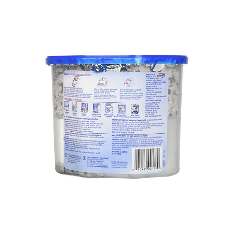 DampRid Moisture Absorber with Activated Charcoal, 18oz (3 Pack)