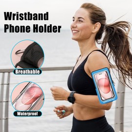 Phone Carrier for Running,Running Armband Cell Phone Holder | Portable Wrist Bag Storage Pouch for Workout, Jogging, Gym, Hiking, Cycling, Sports Accessories Sleeves