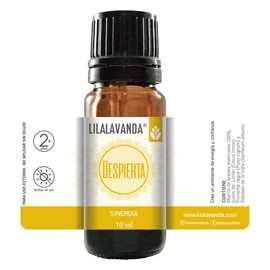 LilaLavanda Despierta - Aceites esenciales para propiciar un ambiente lleno de energía Con limón, pimienta y sándalo 100% puros de grado terapéutico - 10 ml