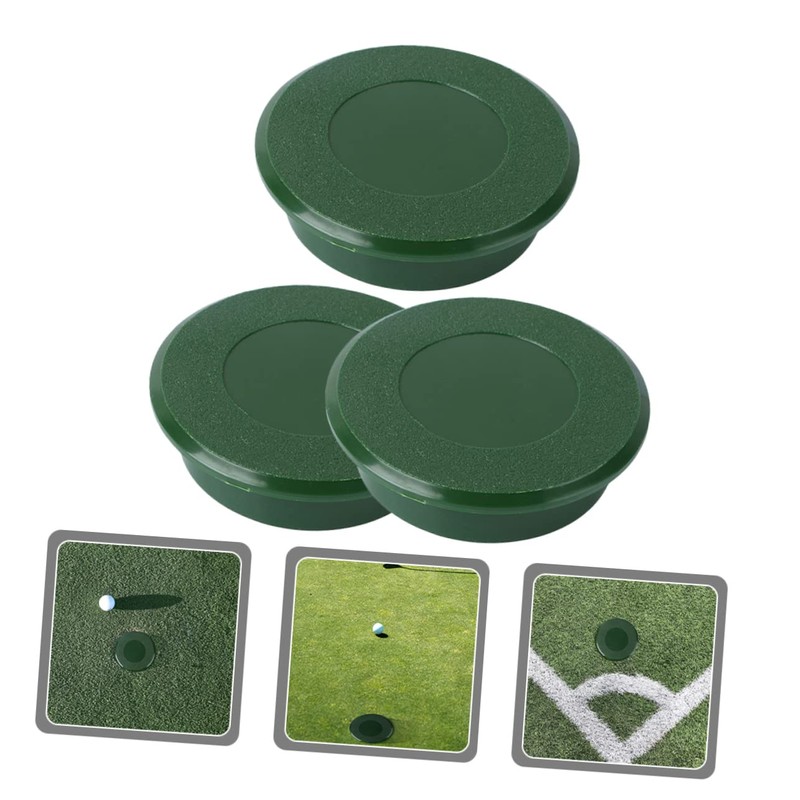 Kisangel 3pcs Golf Putting Cup Training Tools for Outdoor Golf