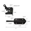 Champion 2-3/4" Self Locking Gravity Gate Door Latch w/ Bracket