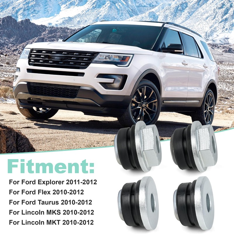 Set of 4 Upper Rack & Pinion Mount Bushing Kit