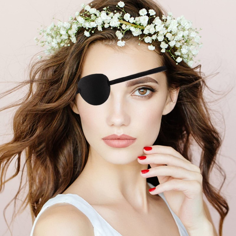 6Pcs Eye Patches for Adult, Pirate Eye Patch Medical Eye