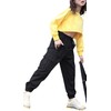 SANGTREE Women's Cargo Pants Elastic Waist Drawstring Casual Tapered Jogger