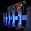 YiLaie Blue Solar Dock Deck Lights Solar Powered Outdoor Waterproof,